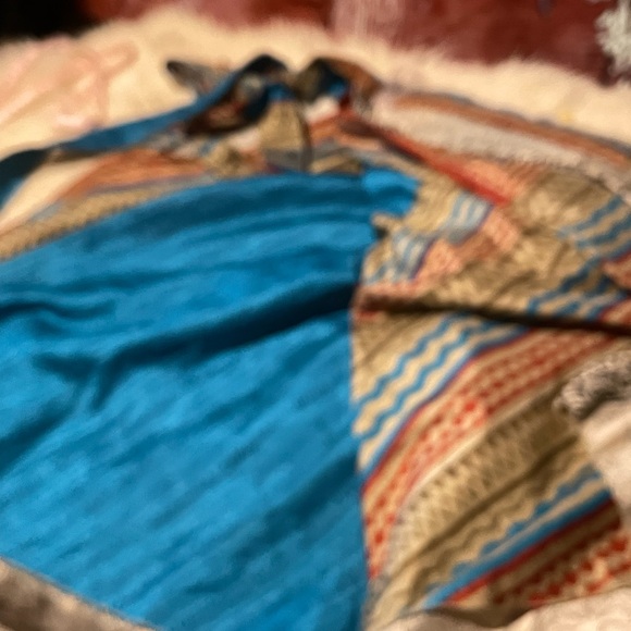 New reversible wrap silk skirt - Picture 2 of 9